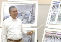 Gurbanguly Berdimuhamedov Visits Dental Center Under Construction in Ashgabat